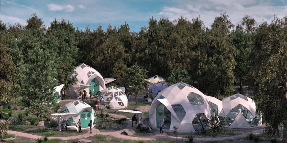 These Carbon Neutral Bioceramic Geodesic Dome Homes Last 500 Years And Don T Rot Burn Or Rust Reallylist Com